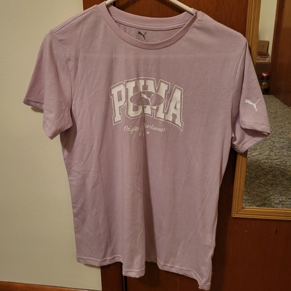 NWT PUMA Women's Light Purple T-Shirt Size M - Picture 1 of 9